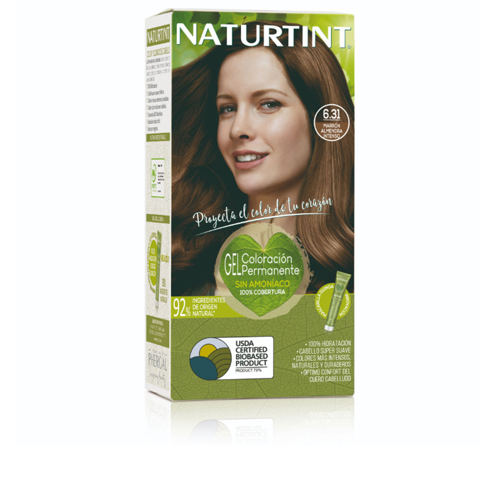 NATURTINT  NATURTINT ammonia-free dye #6.31-Intense Almond Brown 170 ml