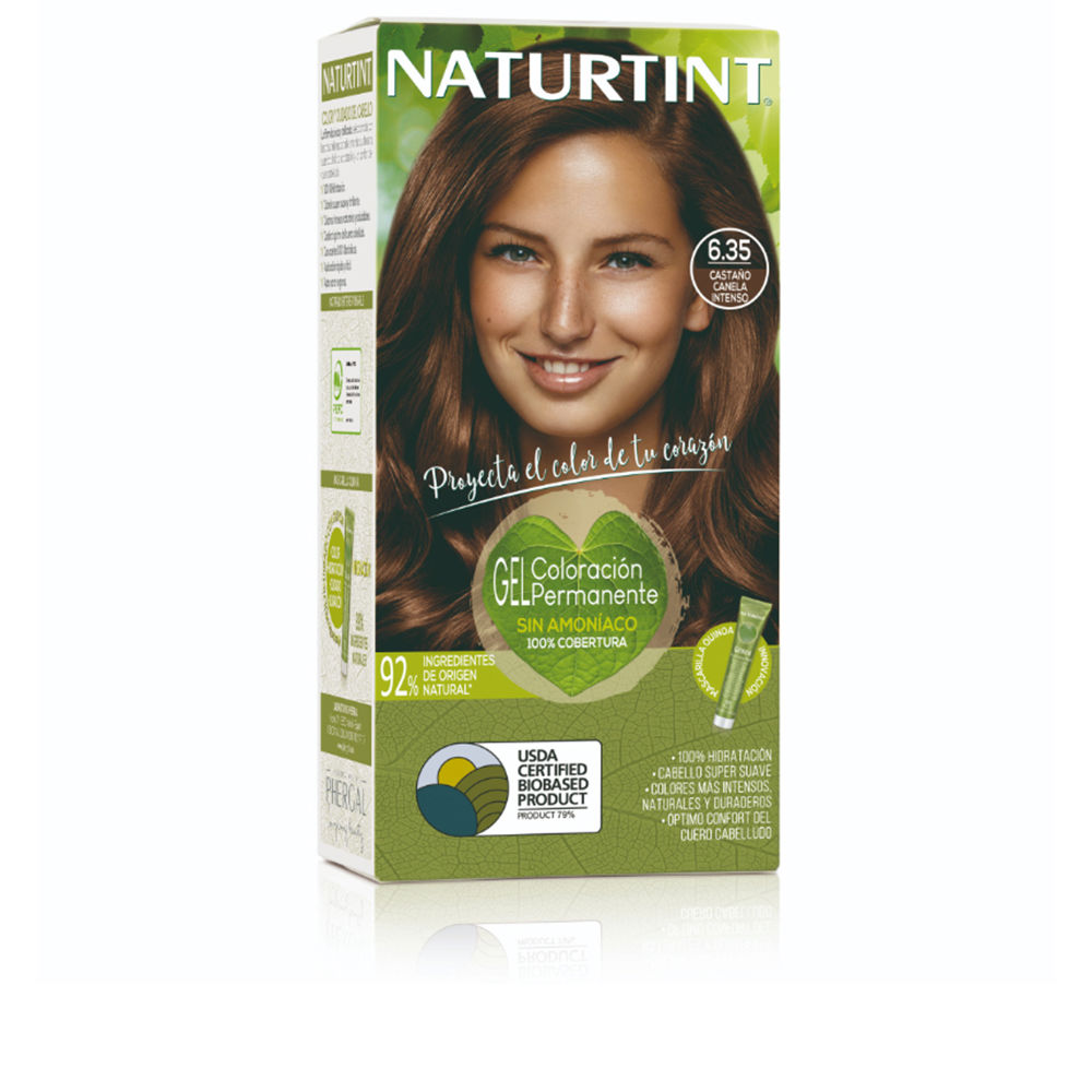 NATURTINT  NATURTINT ammonia-free dye #6.35-Intense Cinnamon Chestnut 170 ml