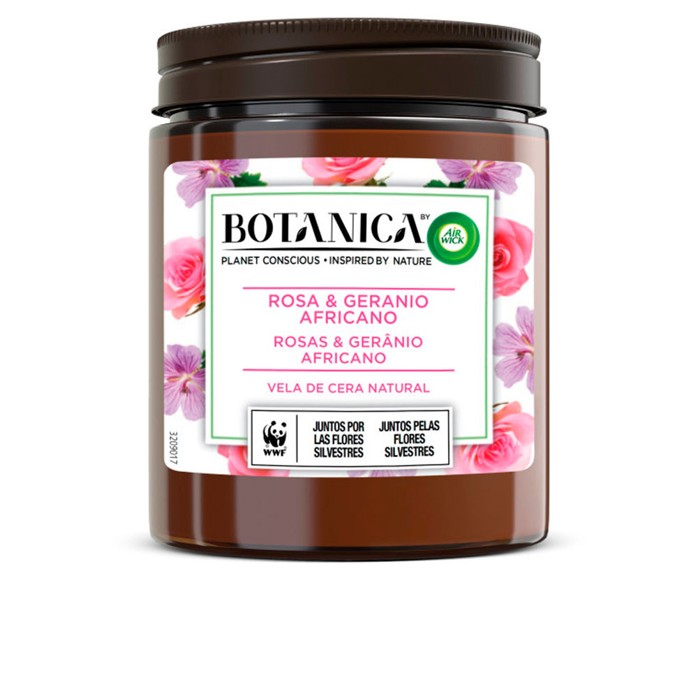AIR-WICK  BOTANICA CANDLE rose & geranium 205 gr
