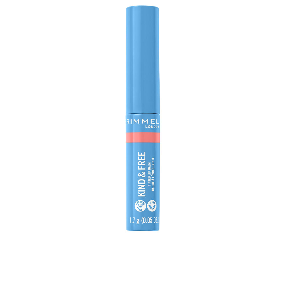 RIMMEL LONDON  KIND & FREE tinted lip balm #004-hibiscus blaze 1.7g