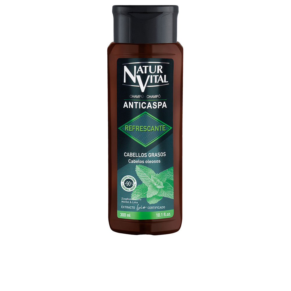 NATUR VITAL  MEN REFRESHING ANTI-DANDRUFF SHAMPOO for oily hair 300 ml