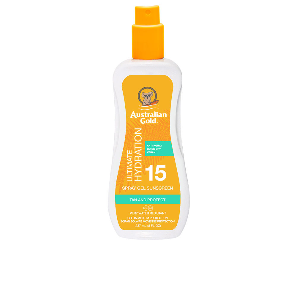 AUSTRALIAN GOLD SUNSCREEN SPF15 spray gel 237 ml