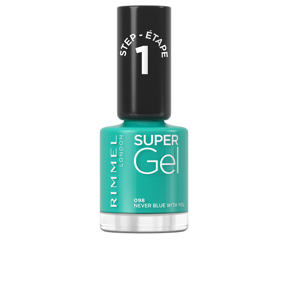 RIMMEL LONDON  SUPER GEL nail polish #98-never blue with you 12 ml