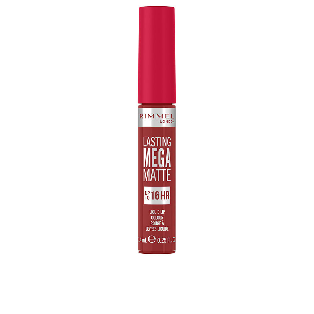 RIMMEL LONDON  LASTING MEGA MATTE liquid lip color #500-fire starter 7.4 ml