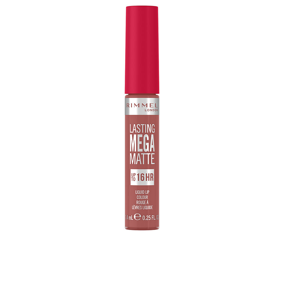 RIMMEL LONDON  LASTING MEGA MATTE liquid lip color #200-pink blink 7
