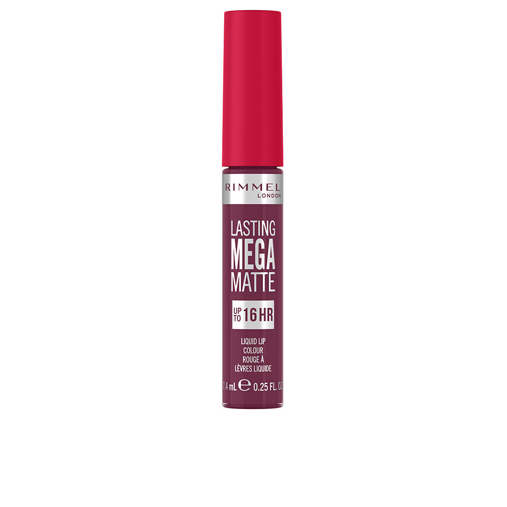 RIMMEL LONDON  LASTING MEGA MATTE liquid lip color #940-rock me purple 7