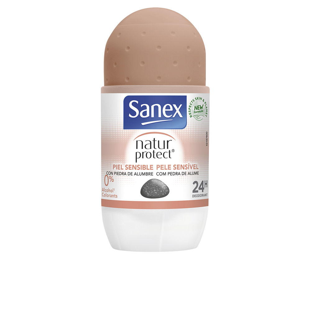 SANEX  NATUR PROTECT 0% alum stone deo sensitive roll-on 50 ml