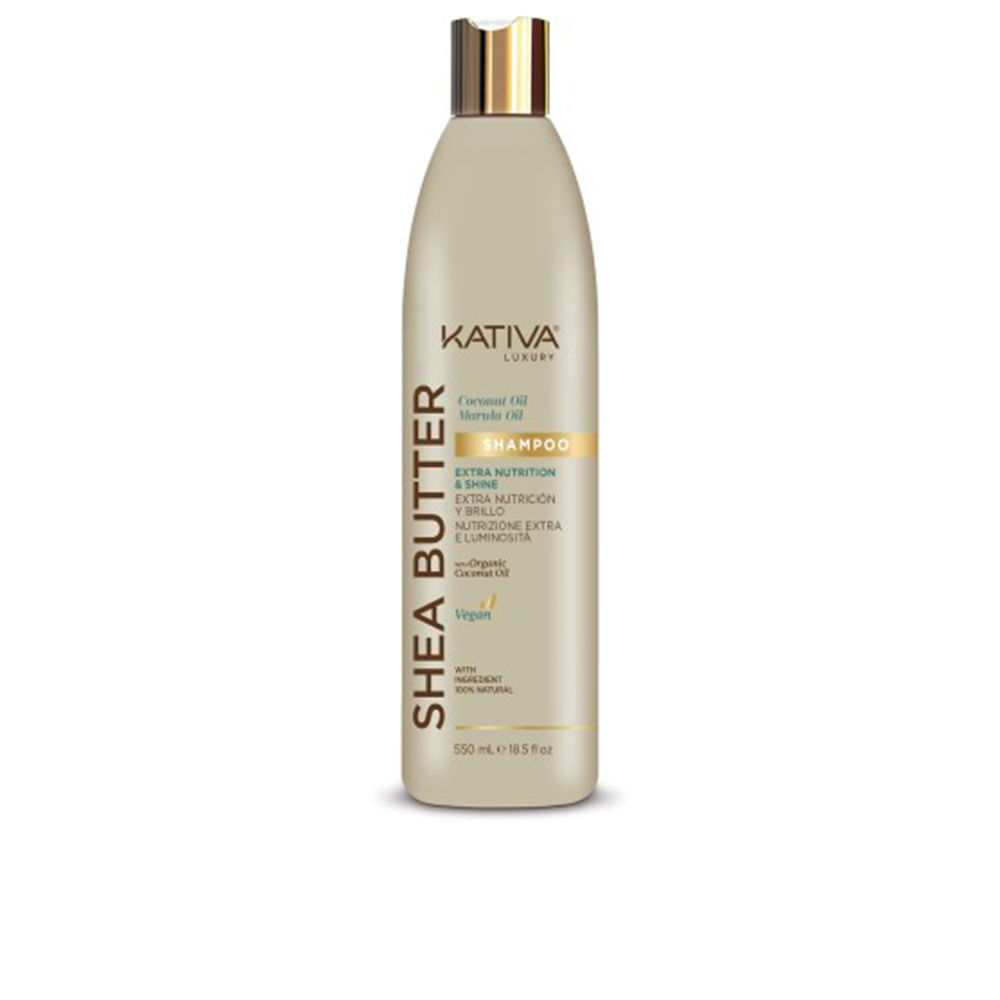 KATIVA  SHEA BUTTER coconut & marula oil shampoo 550 ml