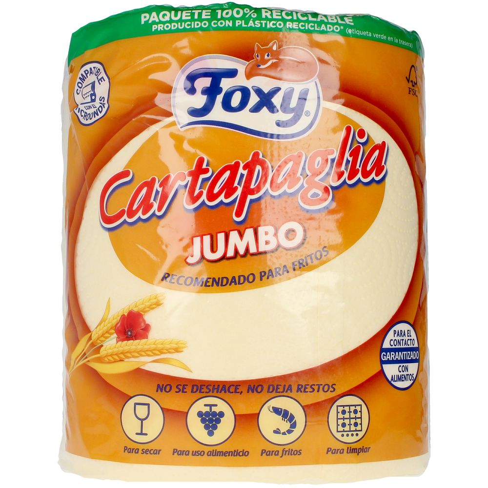 FOXY  CARTAPAGLIA JUMBO special fried kitchen paper 60 meters 1 u