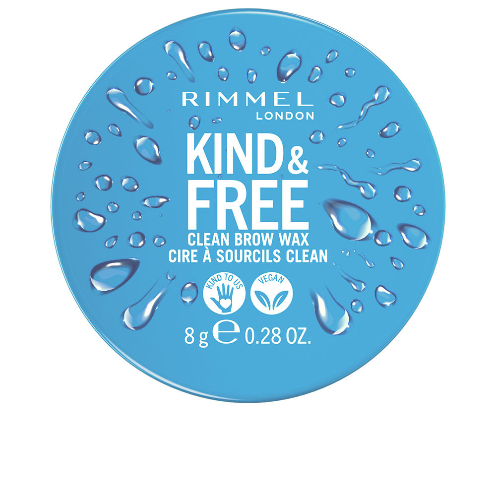 RIMMEL LONDON  KIND & FREE clean brow wax #001-clear 8 gr