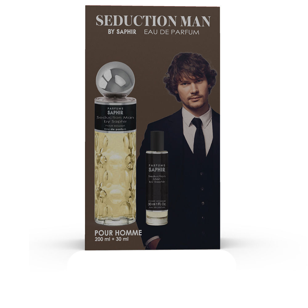 PARFUMS SAPHIR  SEDUCTION MAN LOT 2 pz