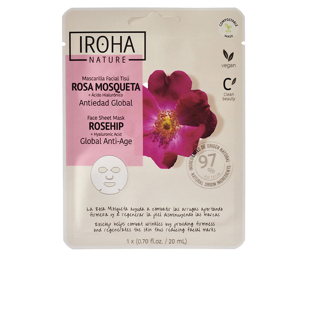 IROHA  ROSEHIP tissue facial mask 1 u