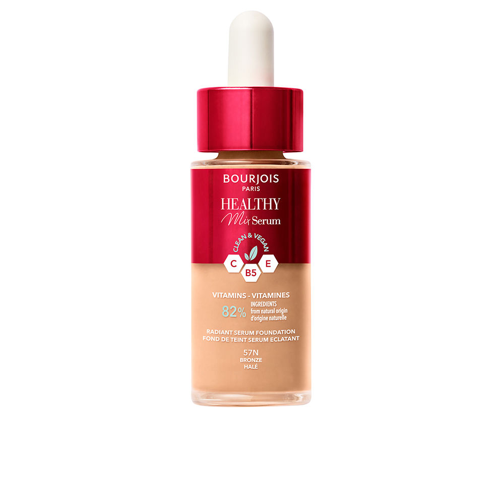 BOURJOIS  HEALTHY MIX serum foundation makeup base #57N-bronze 30 ml