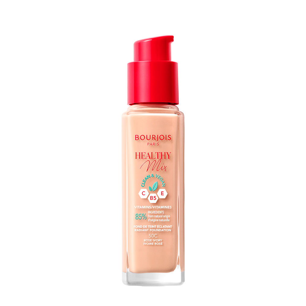 BOURJOIS  HEALTHY MIX makeup base #50C-rose ivory 30 ml