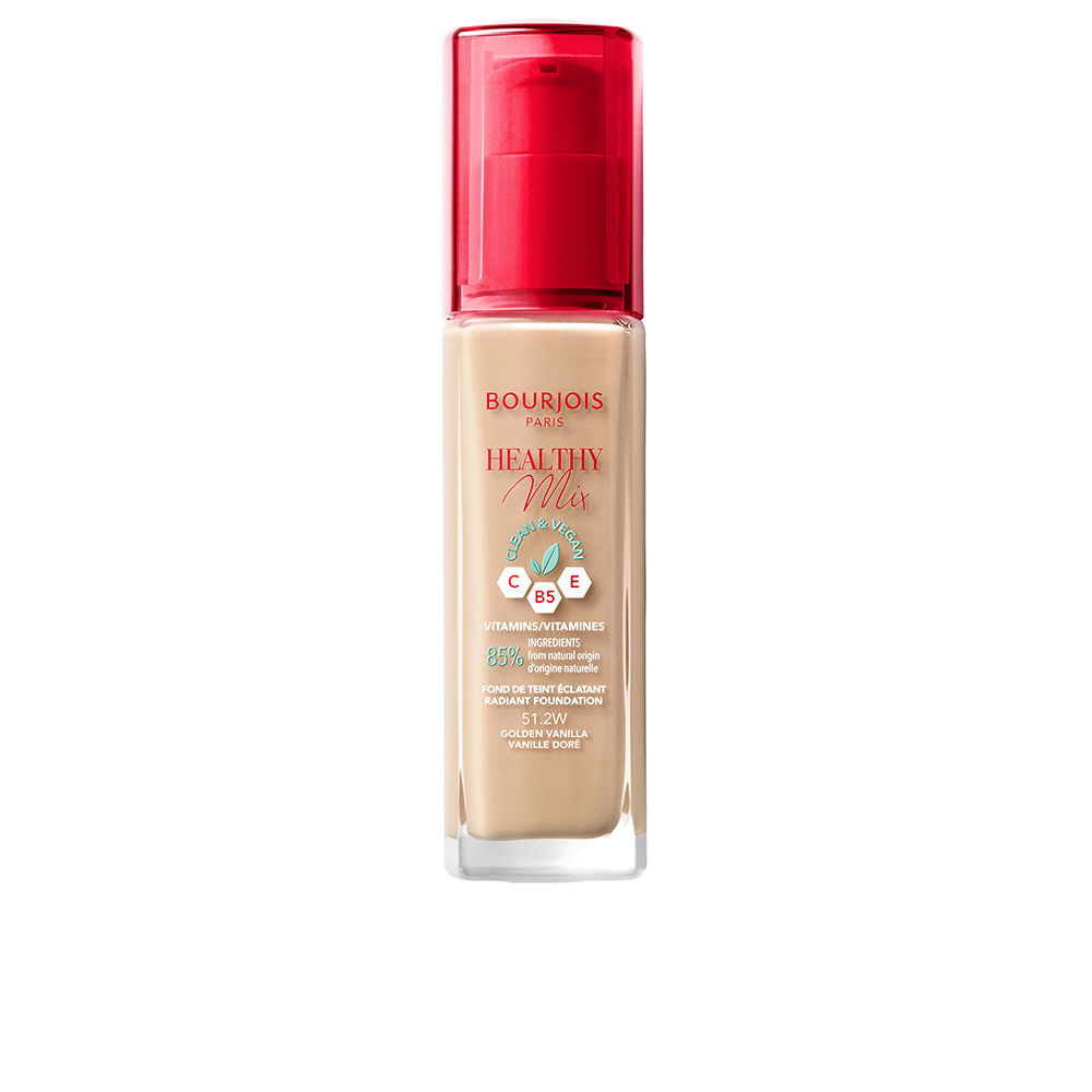 BOURJOIS  HEALTHY MIX foundation #51.2W-golden vanilla 30 ml