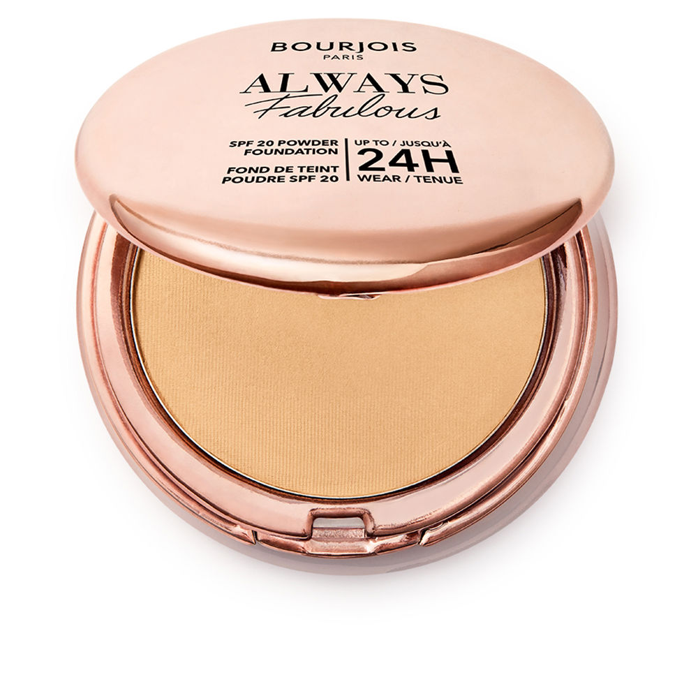 BOURJOIS  ALWAYS FABULOUS powder makeup base SPF20 #410-Golden Beige 7 gr