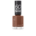 RIMMEL LONDON  60 SECONDS SUPER SHINE nail polish #140-chocolate eclipse 8 ml