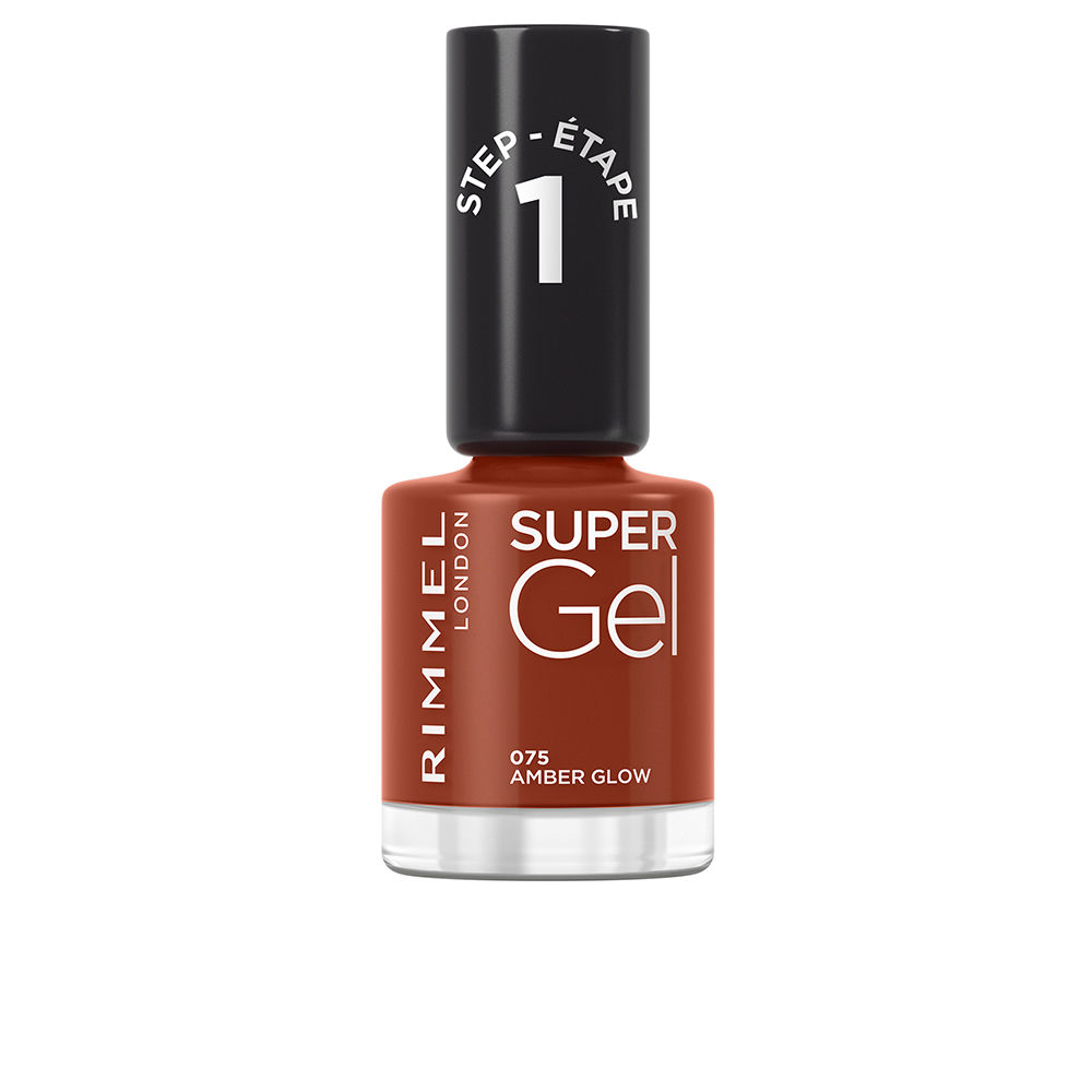 RIMMEL LONDON  SUPER GEL nail polish #075-amber glow 12 ml