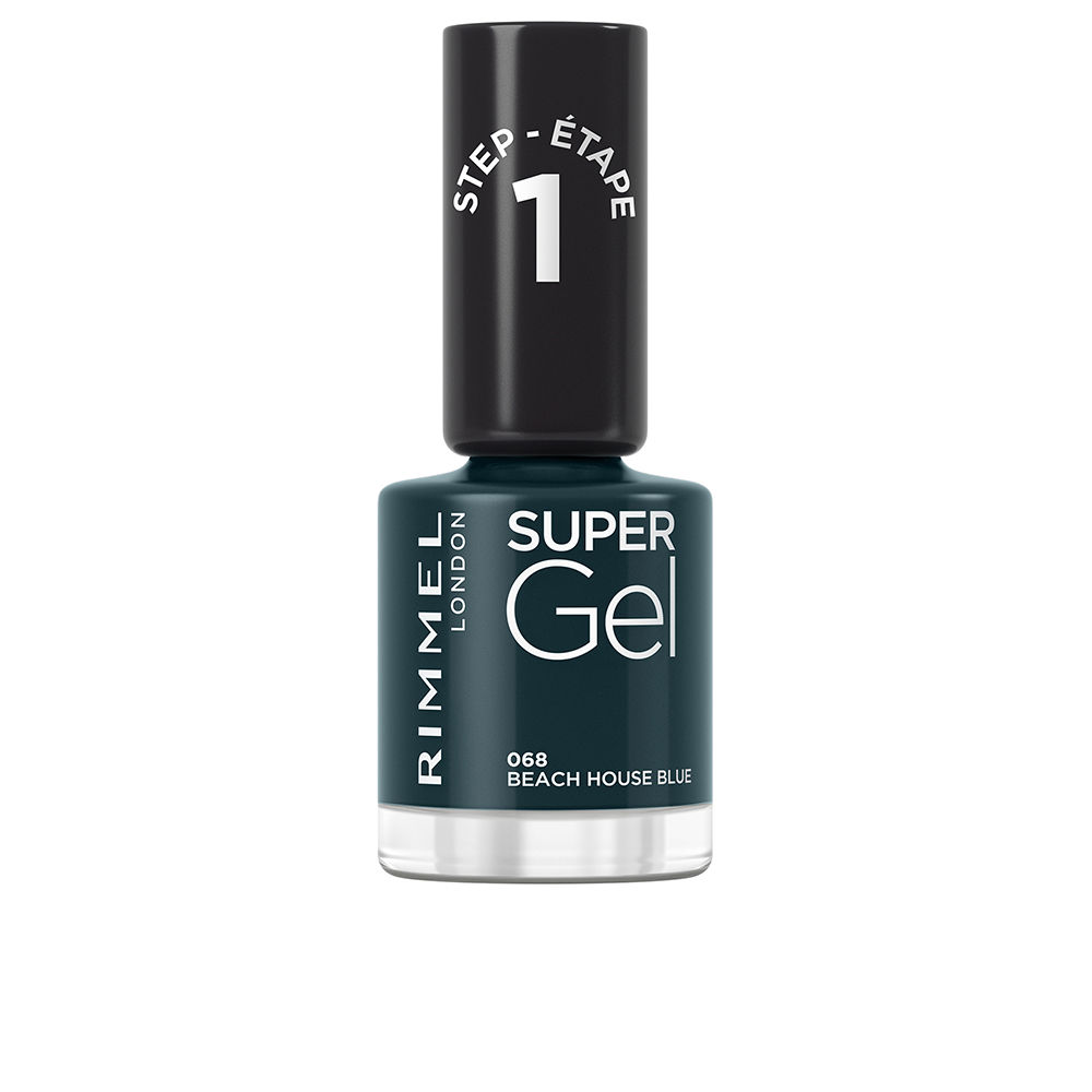 RIMMEL LONDON  SUPER GEL nail polish #068-beach house blue 12 ml