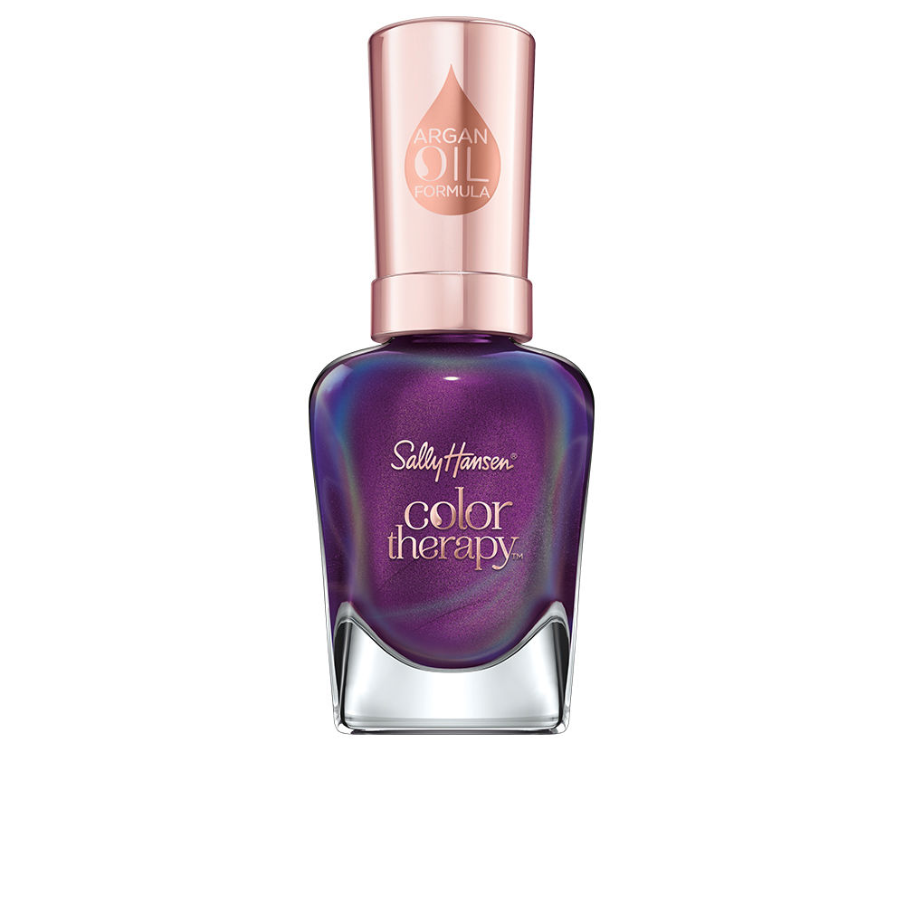 SALLY HANSEN  COLOR THERAPY SHEER color and care polish #402-Plum Euphoria 14.7 ml