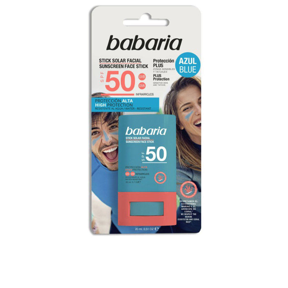 BABARIA  SOLAR BLUE FACIAL STICK SPF50 20 gr