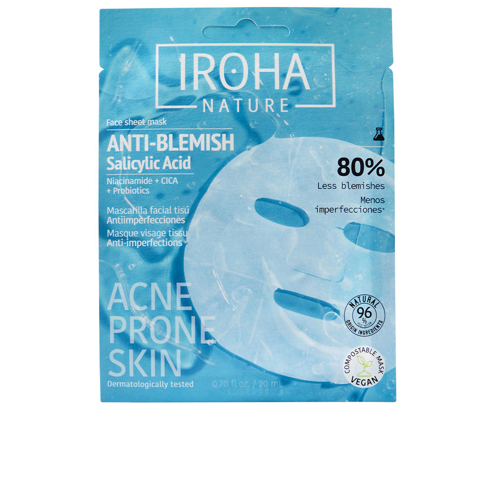 IROHA  ANTI-BLEMISH anti-blemish tissue facial mask 1 u