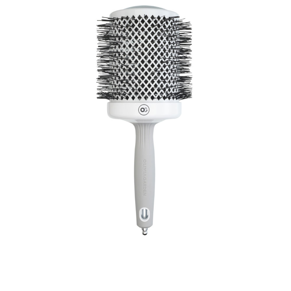 OLIVIA GARDEN  EXPERT Blowout “SHINE” White&Grey #80 mm 1 u