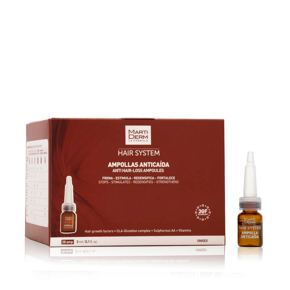 MARTIDERM HAIR SYSTEM anti-hair loss ampoules 28 x 3 ml