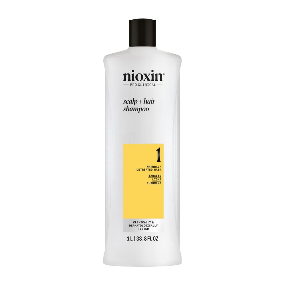 NIOXIN  SYSTEM 1 - Shampoo - Natural Hair with Mild Weakening 1000 ml