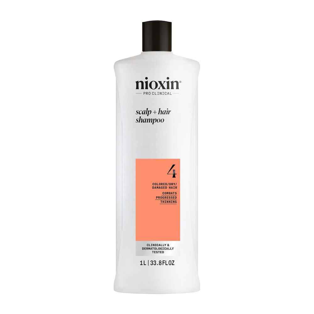 NIOXIN  SYSTEM 4 - Shampoo - Dyed and Damaged Hair with Advanced Weakening 1000 ml