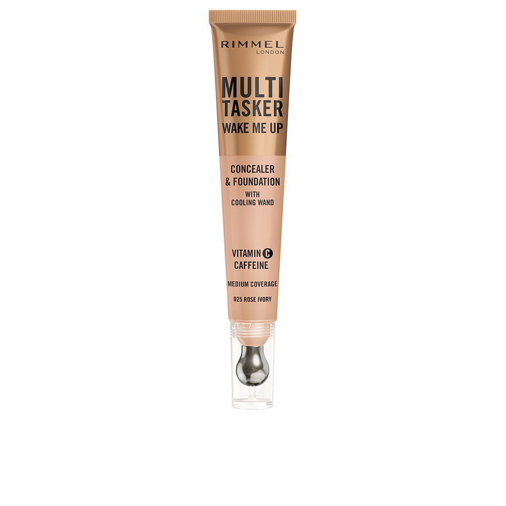 RIMMEL LONDON  MULTITASKER WAKE ME UP concealer and foundation #Rose Ivory 20 ml