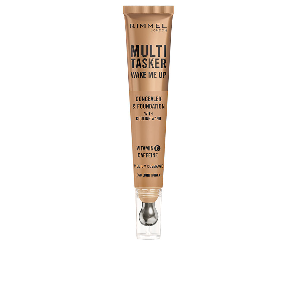 RIMMEL LONDON  MULTITASKER WAKE ME UP concealer and foundation #Light Honey 20 ml