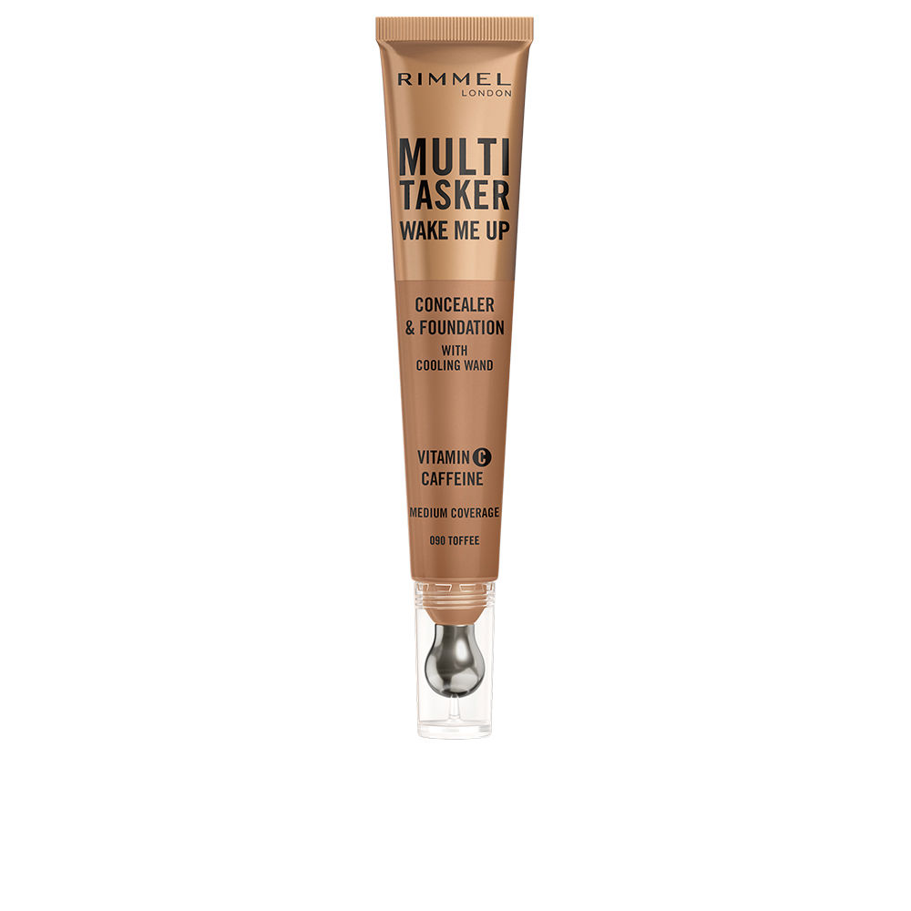 RIMMEL LONDON  MULTITASKER WAKE ME UP concealer and foundation #Toffee 20 ml