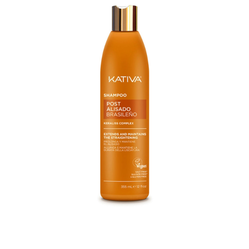 KATIVA  KERATIN POST STRAIGHTENING shampoo 355 ml