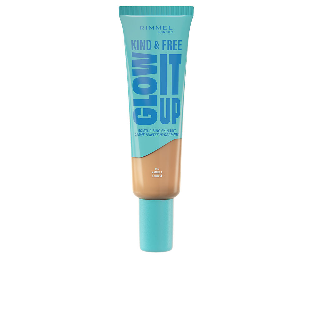 RIMMEL LONDON  KIND & FREE GLOW IT UP liquid foundation #160-Vanilla 30 ml