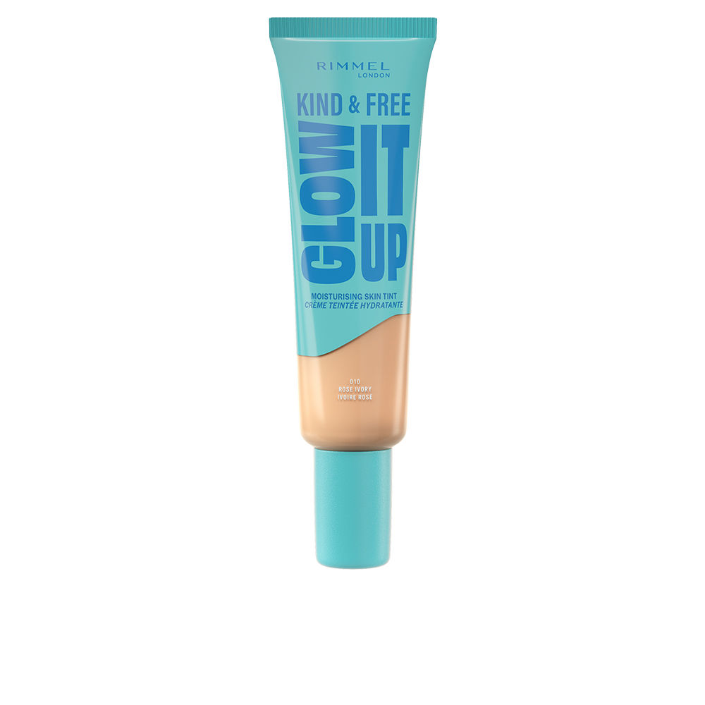 RIMMEL LONDON  KIND & FREE GLOW IT UP liquid foundation #010-Rose Ivory 30 ml