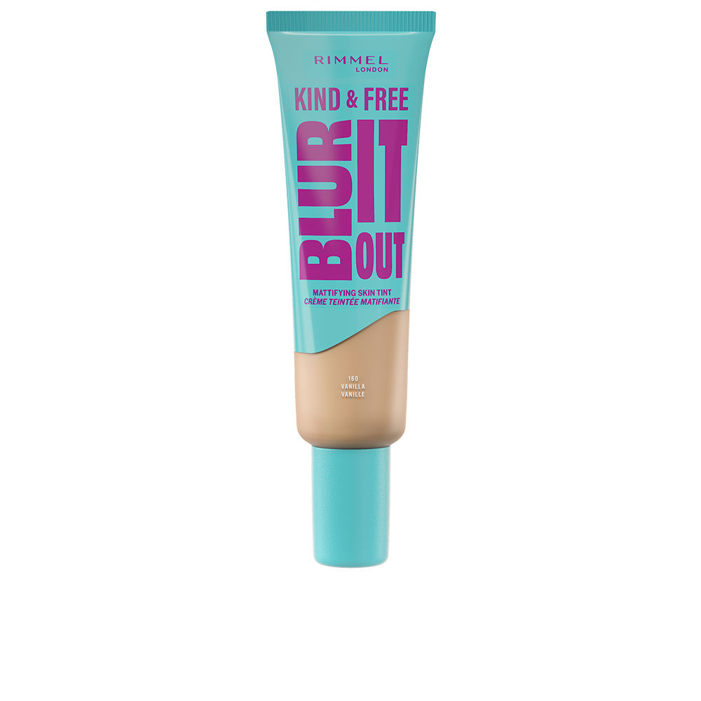 RIMMEL LONDON  KIND & FREE BLUR IT OUT matte effect foundation #160-Vanilla 30 ml