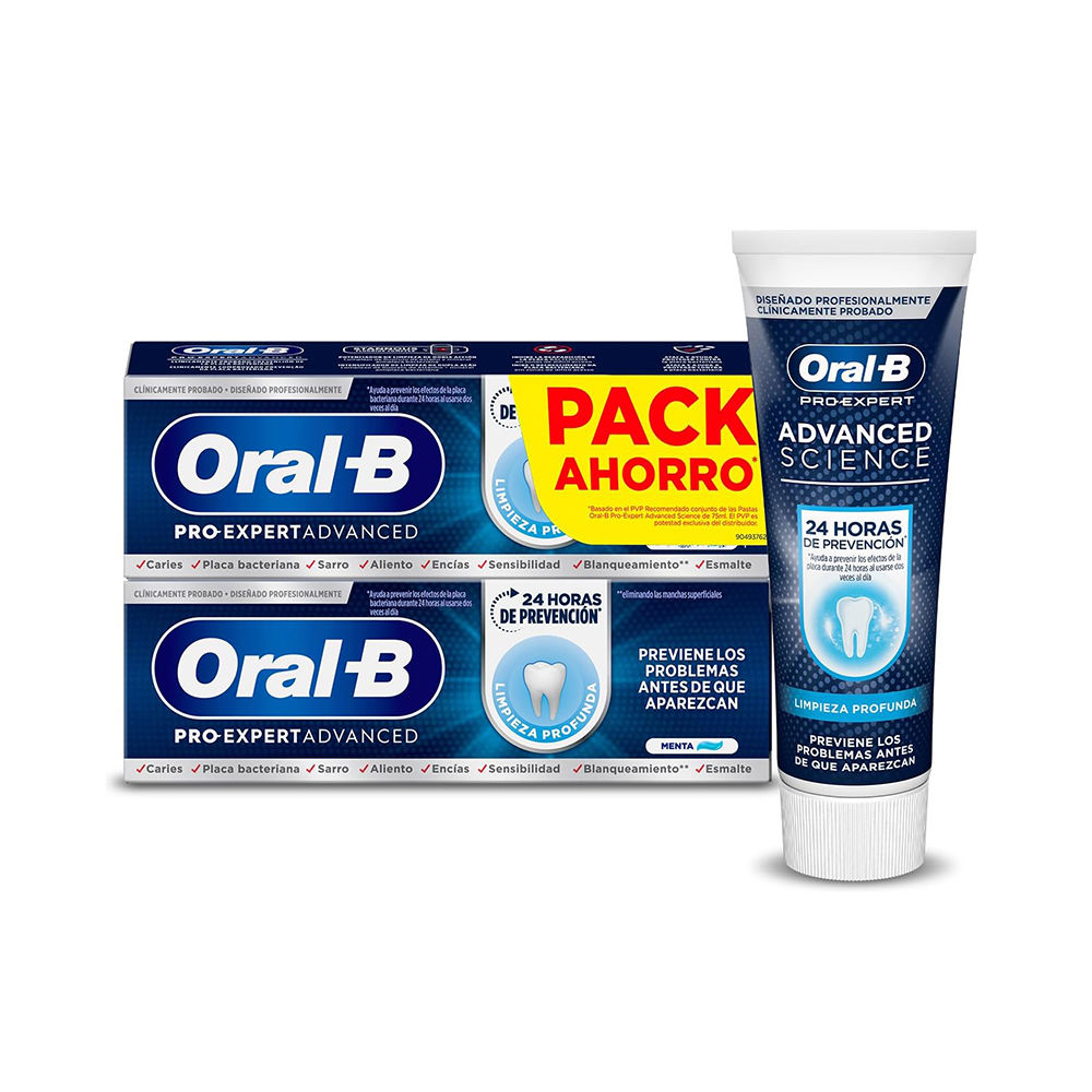 ORAL-B  PRO-EXPERT ADVANCED DEEP CLEANING toothpaste 2 x 75 ml