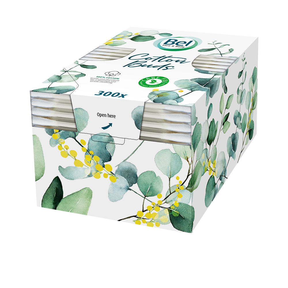 BEL  BEL PREMIUM 100% plastic-free cotton swabs 300 pcs