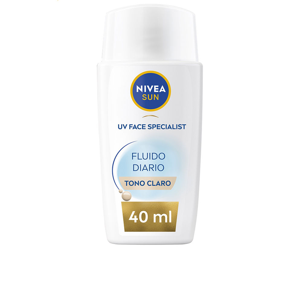 NIVEA  DAILY SUN FLUID facial protection SPF50+ #light tone 40 ml