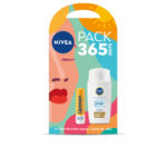 NIVEA  SUN INVISIBLE DAILY FLUID SPF50 + LIPOSAN SPF50 PACK 2 pcs