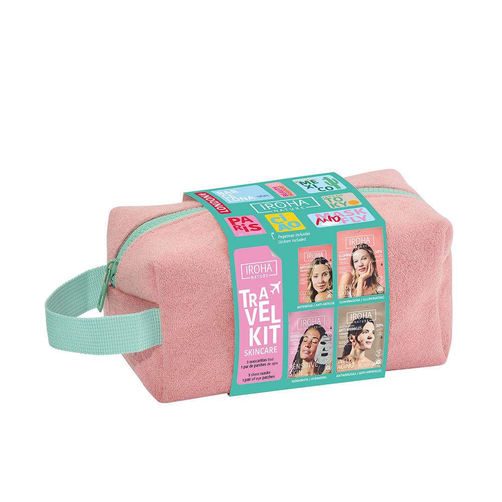 IROHA  TRAVEL KIT SKINCARE CASE 5 pcs