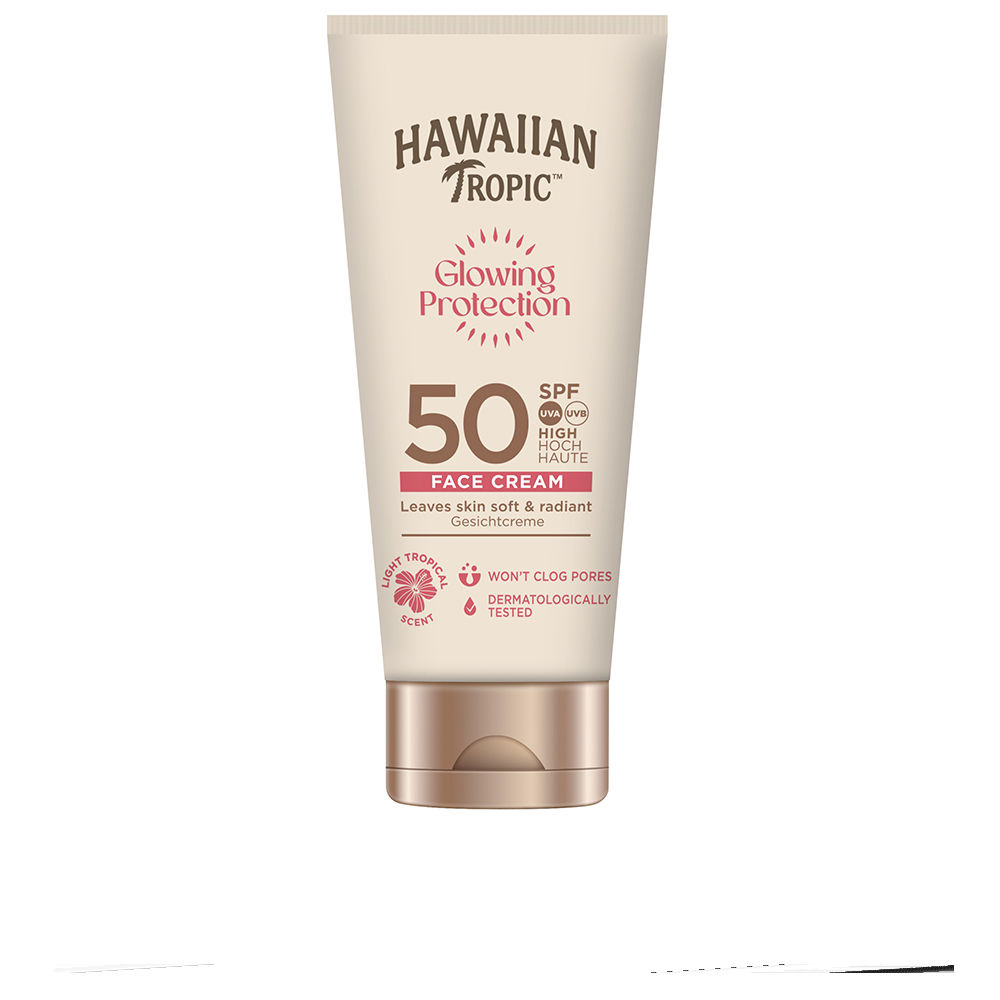 HAWAIIAN TROPIC  GLOWING PROTECTION face cream SPF50 50 ml