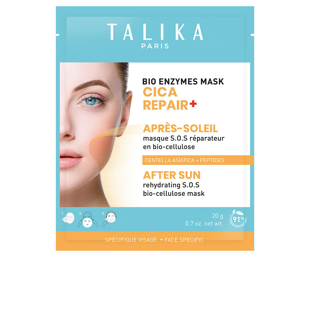 TALIKA  BIO ENZYMES MASK CICA REPAIR+ AFTER SUN ultra-soothing SOS repair mask 20 gr