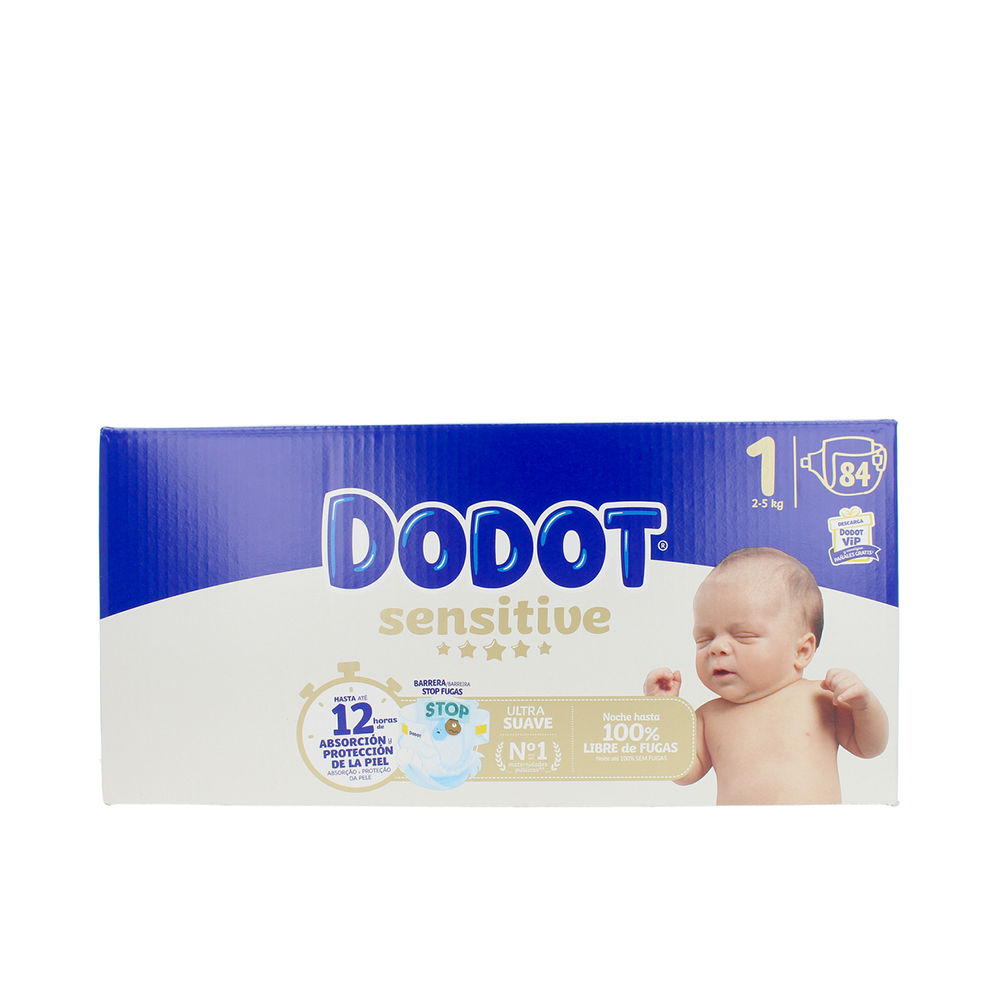 DODOT  DODOT SENSITIVE RN size 1 diapers 2-5 kg 84 units