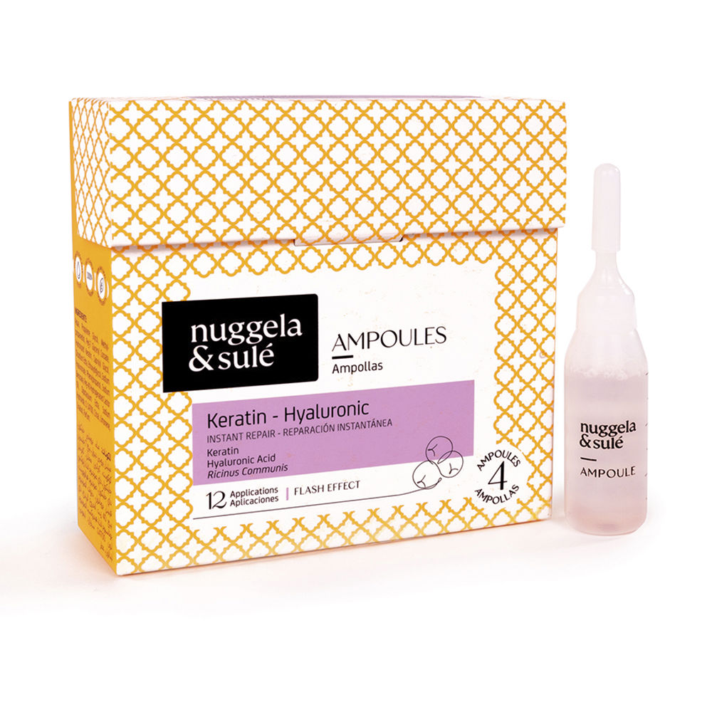 NUGGELA & SULÉ  KERATIN HYALURONIC hair ampoules 4 units