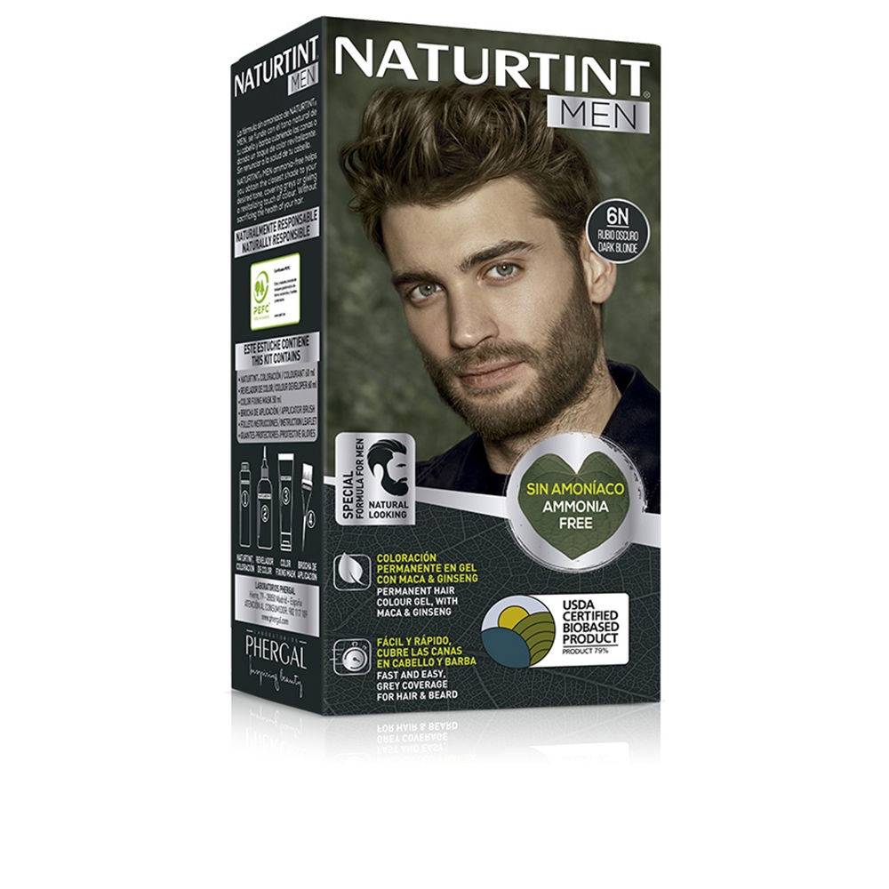 NATURTINT  NATURTINT MEN ammonia-free dye #6N dark blonde 1 unit