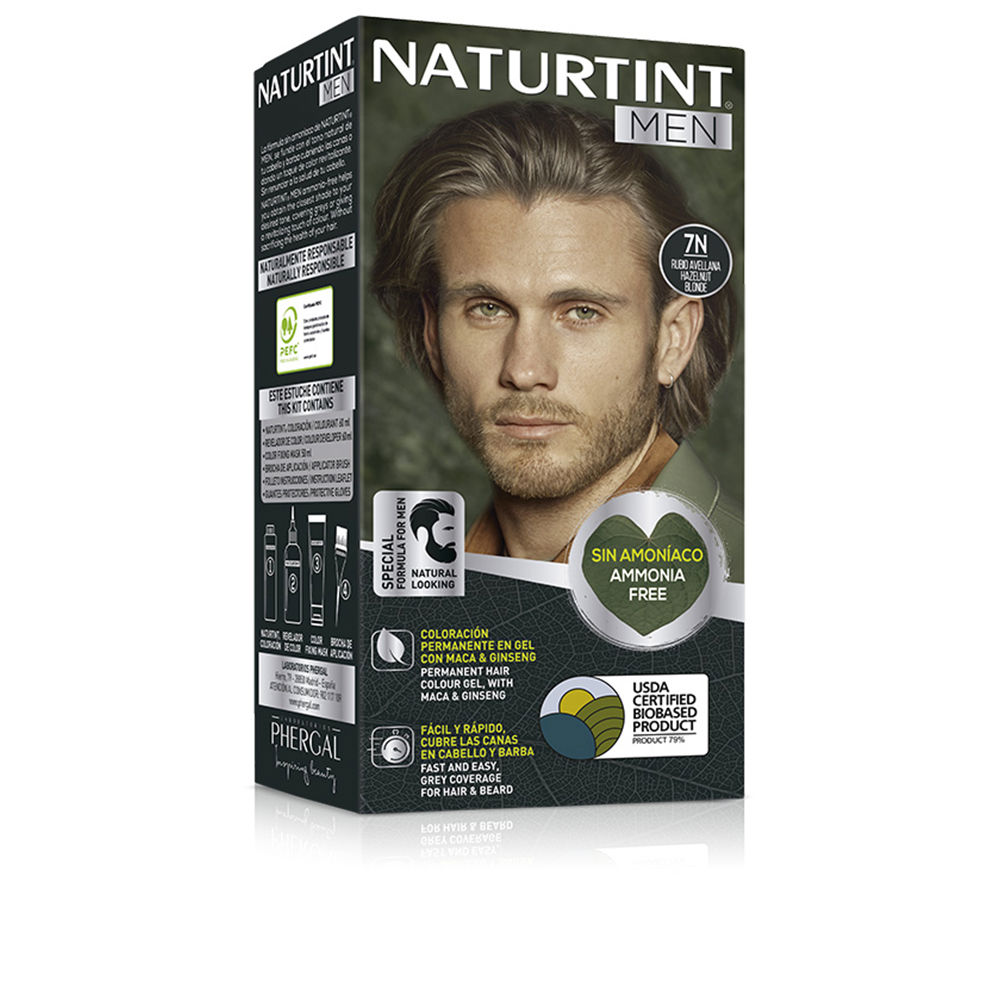 NATURTINT  NATURTINT MEN ammonia-free dye #7N hazelnut blonde 1 unit