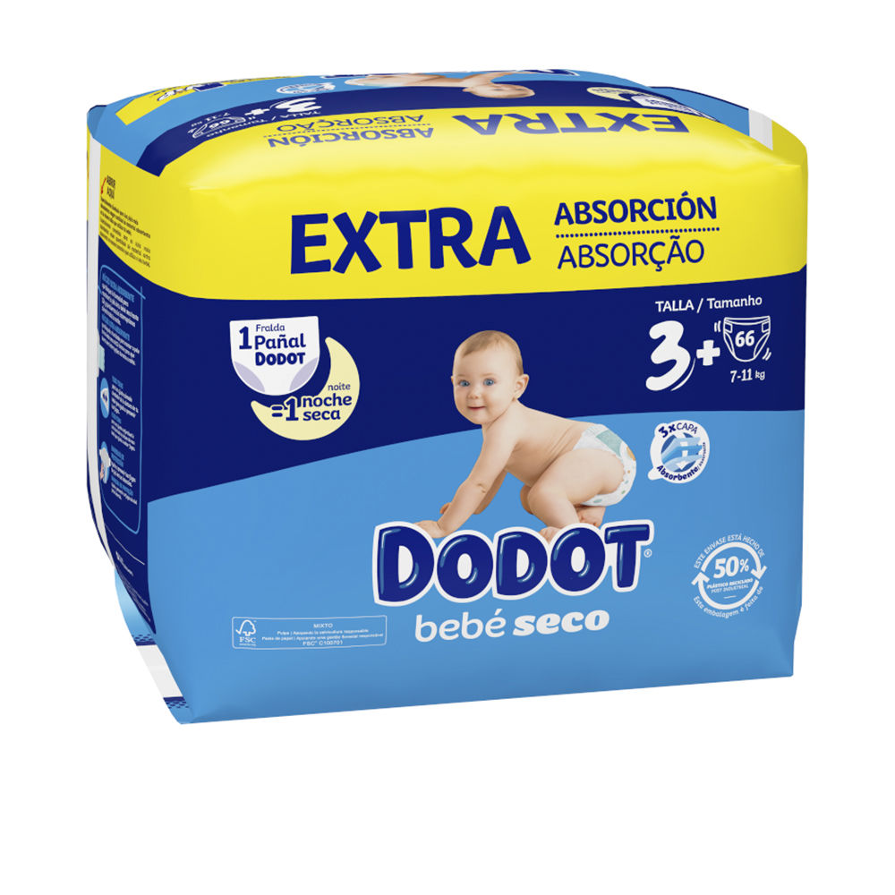 DODOT  DODOT EXTRA STAGES size 3 diapers 7-11 kg 66 units