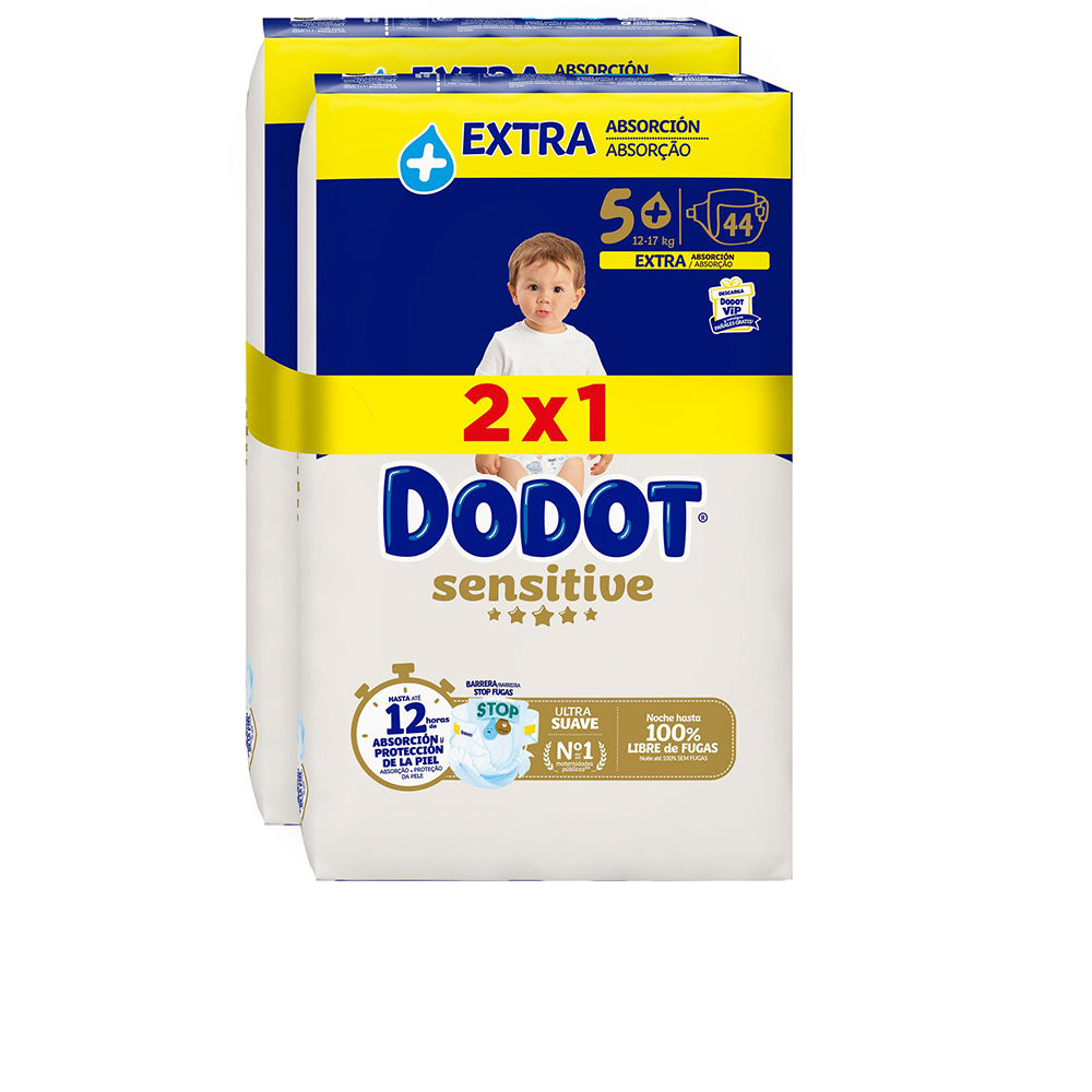 DODOT  DODOT SENSITIVE EXTRA size 5 diapers 12-17 kg 88 units